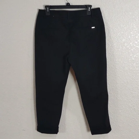 White House Black Market Black Slim Crop Pants, Size 10. - Picture 7 of 16